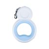 Pet Leash Retractable Tractor with LED and Garbage Bag Harnesses - Blue