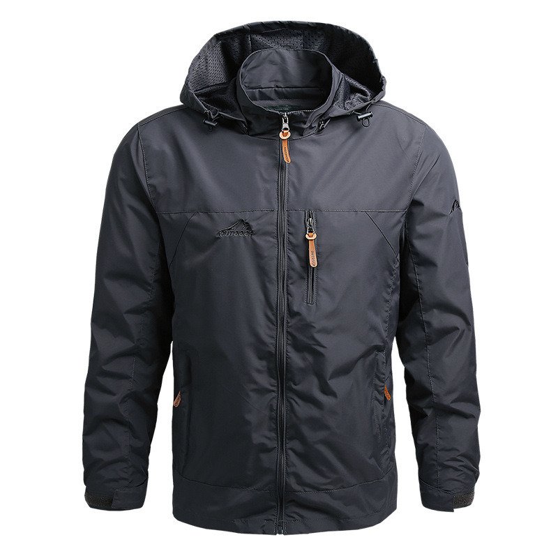 Men Windbreaker Military Field Jackets Outerwear Mens Winter Autumn Waterproof Flight Pilot Coat Hoodie Men Hunting Army Clothes - Gris - L Men Windbreaker Military Field Jackets Outerwear Mens Winter Autumn Waterproof Flight Pilot Coat Hoodie Men Hunting Army Clothes - Gris - L
