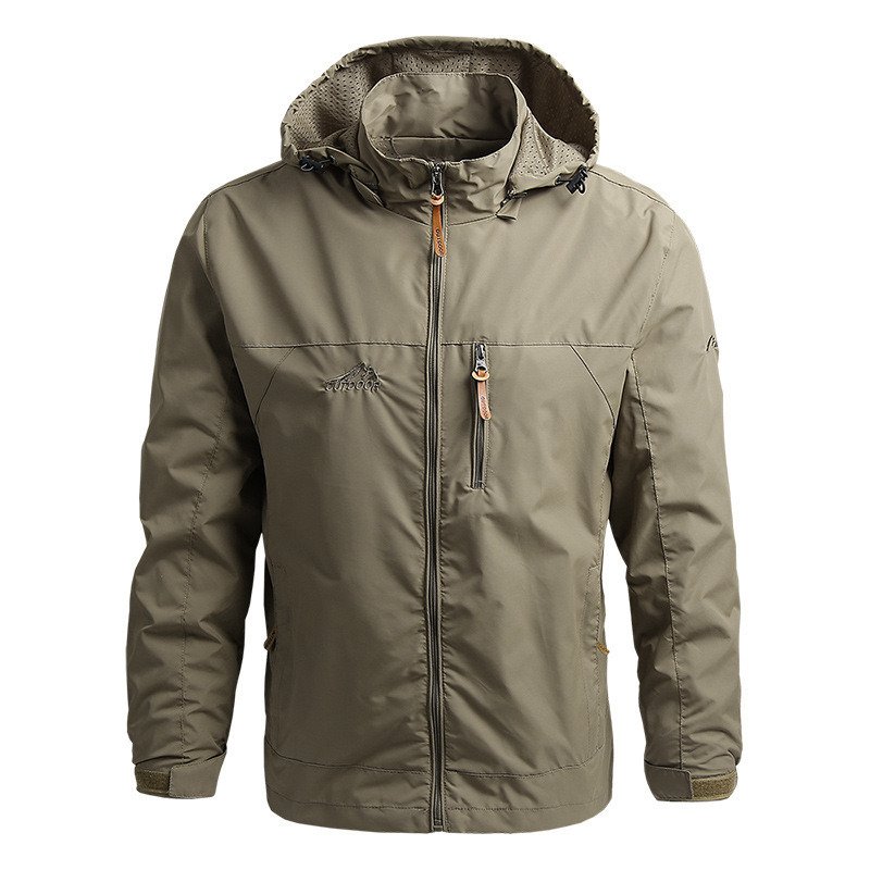 Men Windbreaker Military Field Jackets Outerwear Mens Winter Autumn Waterproof Flight Pilot Coat Hoodie Men Hunting Army Clothes - Caqui - XXXXL Men Windbreaker Military Field Jackets Outerwear Mens Winter Autumn Waterproof Flight Pilot Coat Hoodie Men Hunting Army Clothes - Caqui - XXXXL