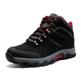 Waterproof Hiking Boots Men Autumn Winter Non-slip Lightweight Breathable Hiking Shoe Outdoor Trekking Hiking Shoes Hunting Shoe - B2026-R - 39