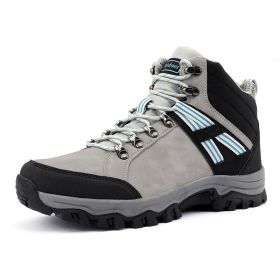 Waterproof Hiking Boots Men Autumn Winter Non-slip Lightweight Breathable Hiking Shoe Outdoor Trekking Hiking Shoes Hunting Shoe - B2027-W - 43