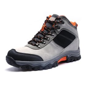 Waterproof Hiking Boots Men Autumn Winter Non-slip Lightweight Breathable Hiking Shoe Outdoor Trekking Hiking Shoes Hunting Shoe - B2026-W - 45