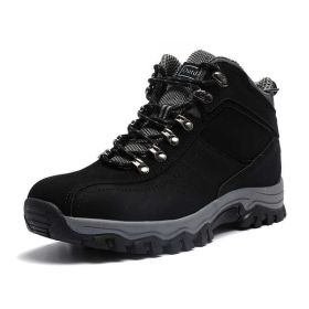 Waterproof Hiking Boots Men Autumn Winter Non-slip Lightweight Breathable Hiking Shoe Outdoor Trekking Hiking Shoes Hunting Shoe - B2024-B - 46