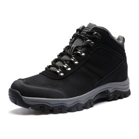 Waterproof Hiking Boots Men Autumn Winter Non-slip Lightweight Breathable Hiking Shoe Outdoor Trekking Hiking Shoes Hunting Shoe - B2026-B - 40