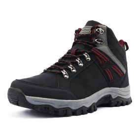 Waterproof Hiking Boots Men Autumn Winter Non-slip Lightweight Breathable Hiking Shoe Outdoor Trekking Hiking Shoes Hunting Shoe - B2027-B - 39