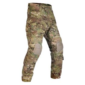 VOTAGOO G3 Combat Pants with Knee Pads Tactical Military Trousers Hunting Multicam Pants for Men Rip-Stop Airsoft Gear - CP - 36