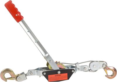 Winch Ratchet Tool, Gear Power Puller,Pulling Boat Marine,Heavy Duty Cable Come Along Tool,Automotive Hoist Winch Puller - 4400 Lbs