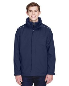 CORE365 88205 Men's Region 3-in-1 Jacket with Fleece Liner - CLASSIC NAVY - S
