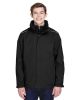 CORE365 88205 Men's Region 3-in-1 Jacket with Fleece Liner - BLACK - 5XL