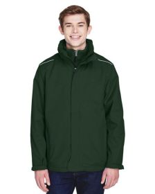 CORE365 88205 Men's Region 3-in-1 Jacket with Fleece Liner - FOREST - S