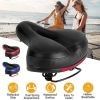 Anti-Slip Comfortable Bicycle Padded Saddle Cover Bike Seat Cover  - Black & Blue - Cycling Accessories