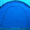 Camping Tent Fabric 9 Persons Dark Blue and Blue - Blue
