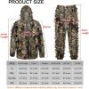 Kylebooker 3D Bionic Maple Leaf Hunting Ghillie Suit Camouflage Sniper Clothing - S