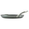 Introducing the 14 Inch Elementum Nonstick Frying Pan/Skillet with Helper Handle in Oyster Gray. - 14''
