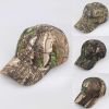 1pc Men's Adjustable Cap; Camo Baseball Hunting Fishing Twill Fitted Cap For Super Foot Bowl Sunday Party - Random Color