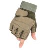 Tactical Gloves Military Combat Gloves with Hard Knuckle for Men Hunting, Shooting, Airsoft, Paintball, Hiking, Camping, Motorcycle Gloves - Large - G