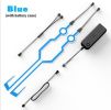 Motorcycle Helmet Lighted Strip Night Riding Helmet Light Strip LED Warning Lights - Helmet light bar-blue