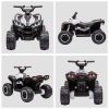 Aosom 12V Kids ATV Quad Car with Forward & Backward Function, Four Wheeler for Kids with Wear-Resistant Wheels, Music, Electric Ride-on ATV for Toddle