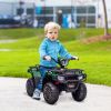 12V Kids ATV Battery-Operated with AUX Port & USB, Kids 4 Wheeler with Tough Wear-Resistant Tread, Electric Four Wheeler Kids Ride on Car Electric Car