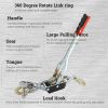 Winch Ratchet Tool, Gear Power Puller,Pulling Boat Marine,Heavy Duty Cable Come Along Tool,Automotive Hoist Winch Puller - 11000 Lbs