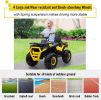 12V Kids Electric 4-Wheeler ATV Quad Ride On Car with LED Light, Music, Horn, USB/TF/MP3 - KM6490