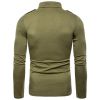 Men Polo Shirts Long Sleeve Slim Fit Breathable Shirts With Pockets - Gray - M