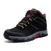 Waterproof Hiking Boots Men Autumn Winter Non-slip Lightweight Breathable Hiking Shoe Outdoor Trekking Hiking Shoes Hunting Shoe - B2024-R - 39
