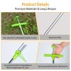 Weed Puller Twister Stand Up Root Removal Hand Tool 3 Claws Aluminum Grass Manual Remover 38.98in Long Handle with Foot Pedal - Silver