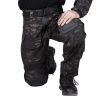 VOTAGOO G3 Combat Pants with Knee Pads Tactical Military Trousers Hunting Multicam Pants for Men Rip-Stop Airsoft Gear - CP BK - 38