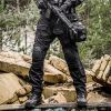 VOTAGOO G3 Combat Pants with Knee Pads Tactical Military Trousers Hunting Multicam Pants for Men Rip-Stop Airsoft Gear - Black - 34