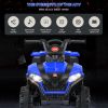 6V Ride On ATV, 4-Wheeled Beach Ride on Car, Battery Powered Kids ATV, Forward/ Reverse Switch--BLUE - default