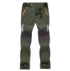 Softshell Pants, Water Repellant Outdoor Apparel - Black - M