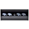 Magnetic Knockdown Pellet Catcher Shooting Target Wild Boar Design - Grey