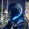 Motorcycle Helmet Lighted Strip Night Riding Helmet Light Strip LED Warning Lights - Helmet light bar-blue