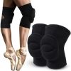 Dance Thickened Knee Pad Yoga Sports Knee Pads - Black - M