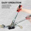 Winch Ratchet Tool, Gear Power Puller,Pulling Boat Marine,Heavy Duty Cable Come Along Tool,Automotive Hoist Winch Puller - 11000 Lbs