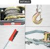 Winch Ratchet Tool, Gear Power Puller,Pulling Boat Marine,Heavy Duty Cable Come Along Tool,Automotive Hoist Winch Puller - 8800 Lbs