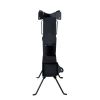 9.44"D x 17"W x 22"H camping rocket stove - as picture