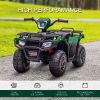 12V Kids ATV Battery-Operated with AUX Port & USB, Kids 4 Wheeler with Tough Wear-Resistant Tread, Electric Four Wheeler Kids Ride on Car Electric Car