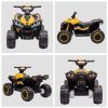 12V Kids ATV Quad Car with Forward & Backward Function, Four Wheeler for Kids with Wear-Resistant Wheels, Music, Electric Ride-on ATV for Toddlers Age