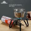 S362 picnic portable snow pull bowl steamer lattice steam drawer outdoor camping picnic stainless steel small dumpling steamer  - S360-450ml large she