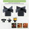 9.44"D x 17"W x 22"H camping rocket stove - as picture
