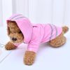 S-XL Pets Dog Raincoat Reflective Strip Dog RainCoat Waterproof Jackets Outdoor Breathable Clothes For Puppies - Pink - M