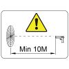 Auto Reset Rotating Shooting Target with 4 + 1 Targets - Black