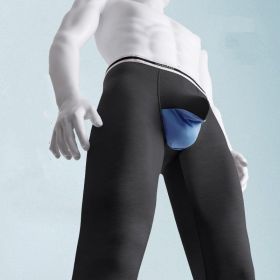 Rhinoceros Horn Big Bag Autumn Pants Male (Option: Black-XL)