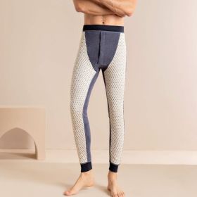 Northeast Men's Cotton Pants Graphene Waist Support Fleece-lined Thickened (Option: 600g Graphene Long Protection-2XL)