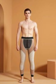 Northeast Men's Cotton Pants Graphene Waist Support Fleece-lined Thickened (Option: 750g Silk Graphene-4XL)